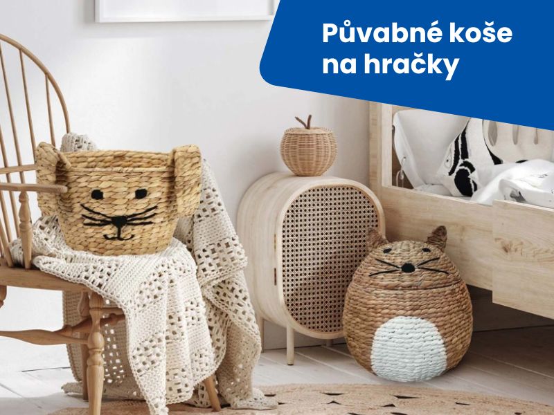 koše na hračky